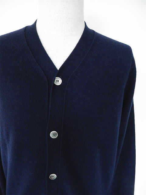 COMME des GARCONS SHIRT◆カーディガン(薄手)/XS/ウール/NVY/FZ-N105 COMME des GARCONS SHIRT【コム デ ギャルソン シャツ】正規